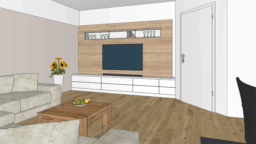 Entwurf Wohnzimmer