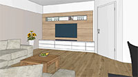 Vorschau Entwurf Wohnzimmer