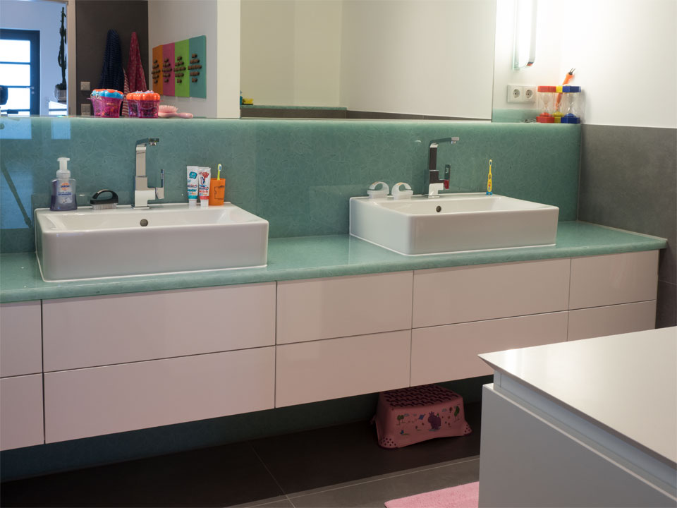 Badezimmer Waschtisch Schrank
